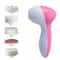 Electric Facial Cleaner Skin Care Brush Spa Blackhead Remover Face Massager Cleanser 6