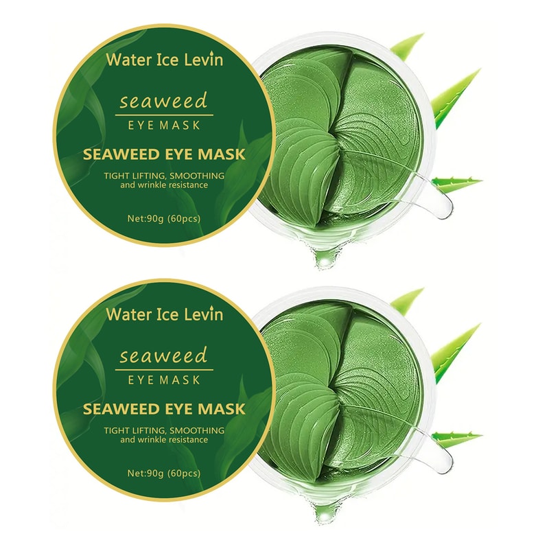Seaweed Hyaluronic Acid Eye Mask CollagenInfused Eye Patches For Dark Circle Removal Hydration 7