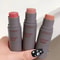 Double Head Sponge Blusher Stick Matte Natural Rouge Powder For Lips Cheeks DualUse LongLasting F 5