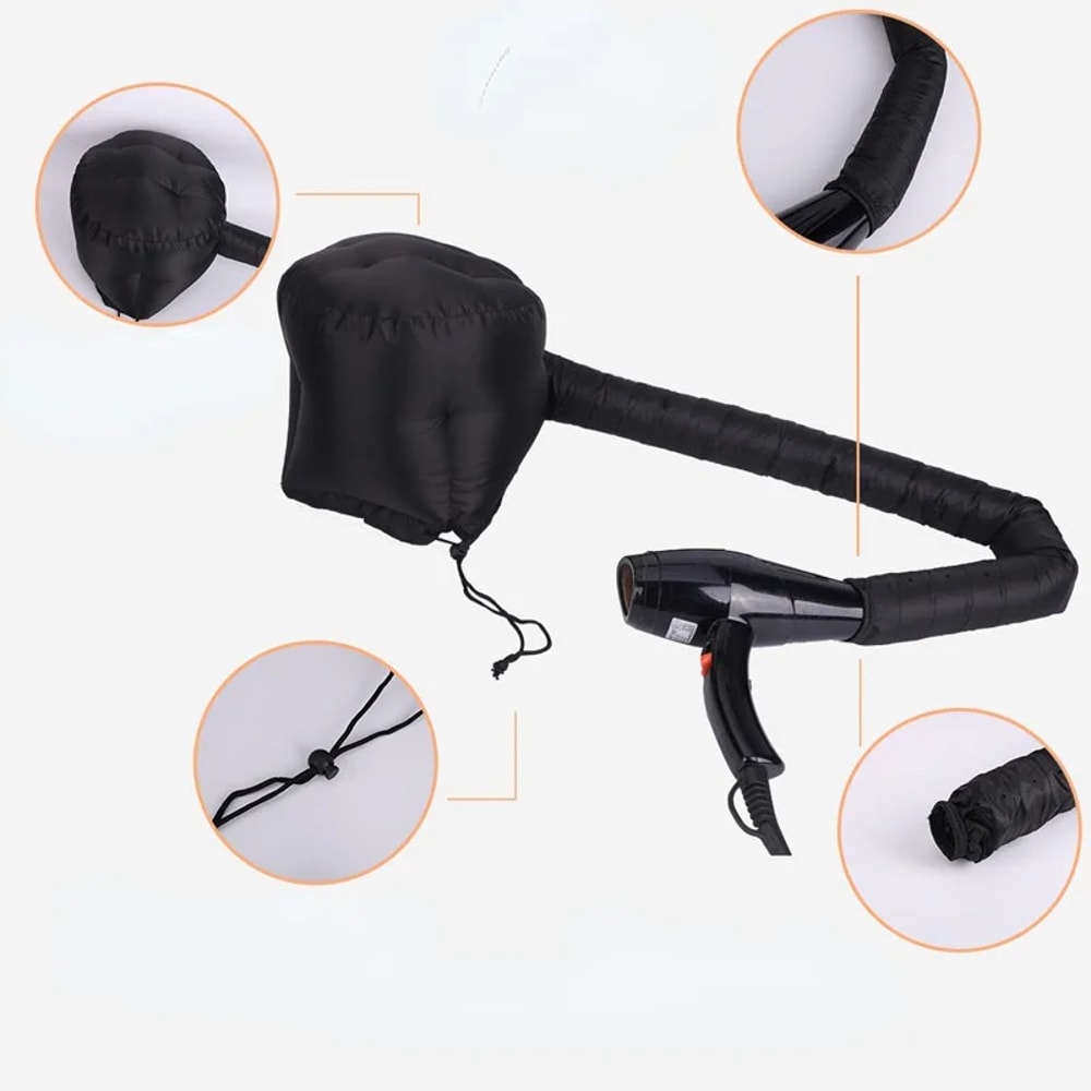 Portable Hair Bonnet Dryer Cap Quick Drying Diffuser for Hair Care