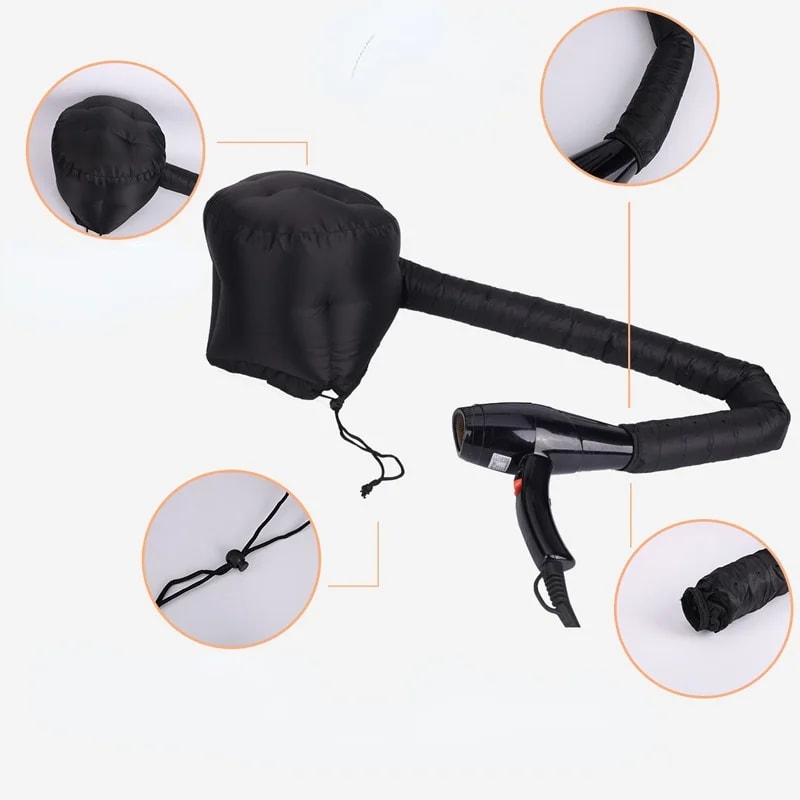 Portable Hair Bonnet Dryer Cap Quick Drying Diffuser for Hair Care