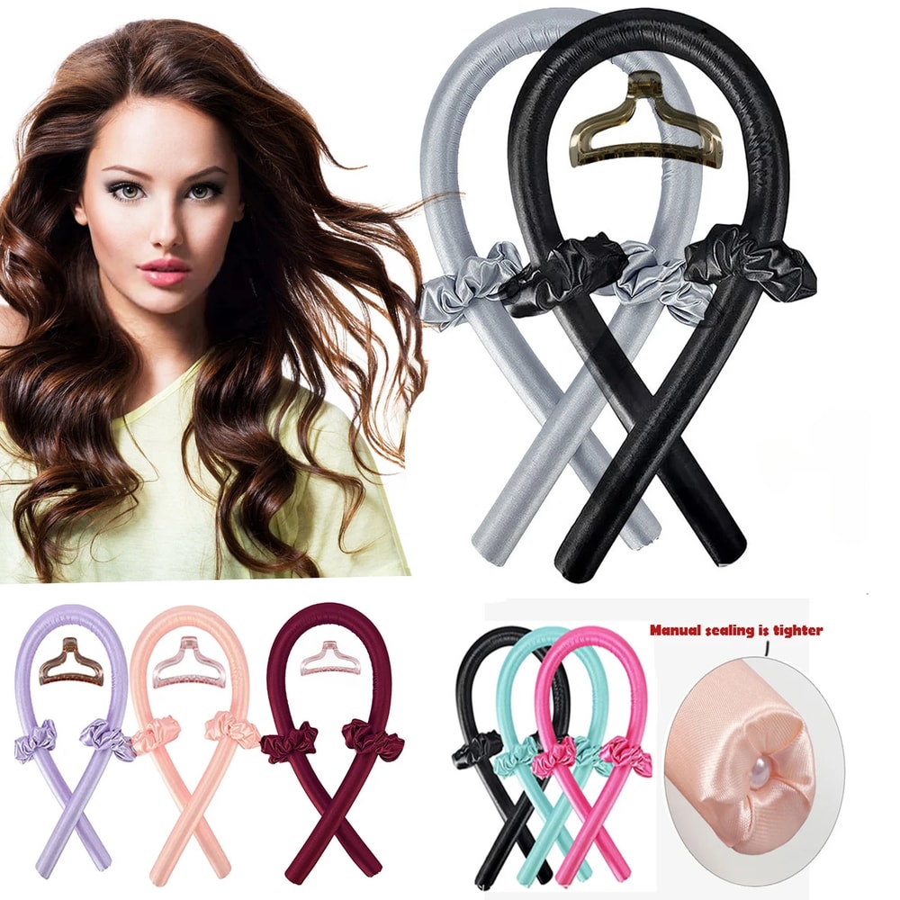 Heatless Curling Rod Headband No Heat Silk Curls For Effortless Healthy Curls Overnight 2