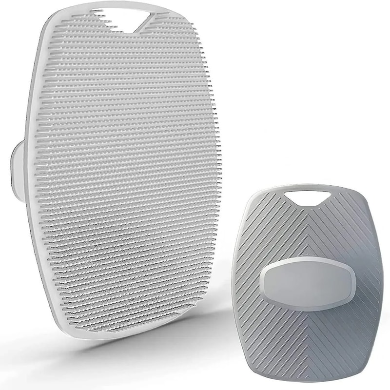 Soft Silicone Exfoliating Body Scrubber Brush for Gentle Shower Massage & Skin Care