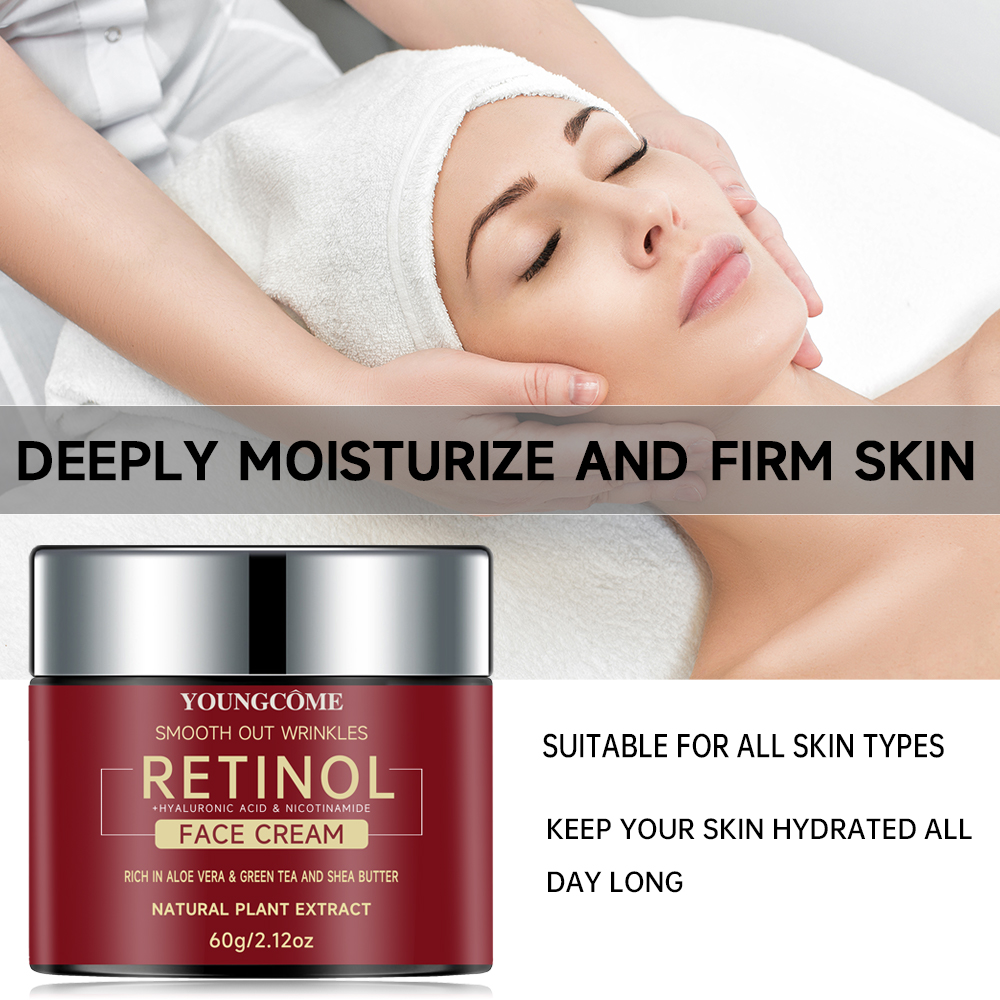 Retinol Lifting Firming Cream AntiAging Moisturizing Brightening Facial Cream For Nourished Smooth 5