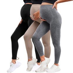 elastic high waist maternity leggings for pregnant women belly support & postpartum body shaper