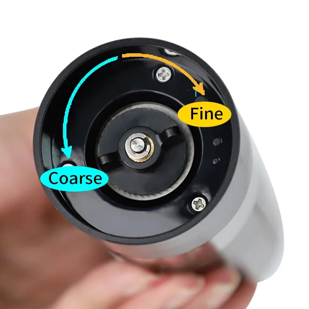 USB Rechargeable Electric Salt And Pepper Grinder Adjustable Coarseness Large Capacity Auto Spice 5