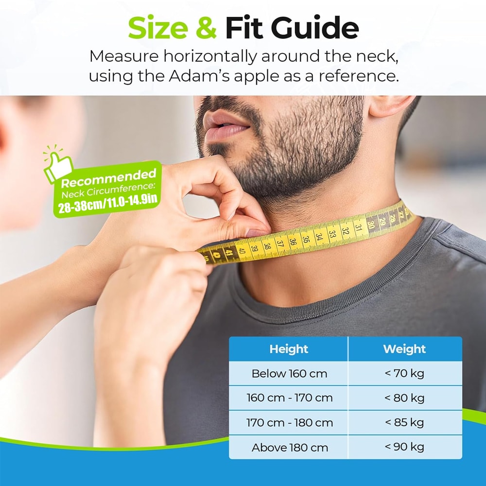 Cervical Neck Traction Device – Inflatable Neck Stretcher Collar for Chronic Pain Relief, Home Treatment for Neck