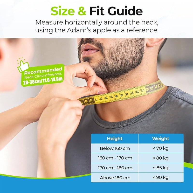 Cervical Neck Traction Device – Inflatable Neck Stretcher Collar for Chronic Pain Relief, Home Treatment for Neck