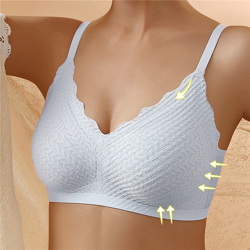 Breathable Seamless Bralette For Women No Steel Ring PushUp Design 1