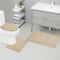 Solid Color Non-slip Stone Pattern Bathroom Mat Set Comfortable, Water-absorbing Piece Set