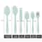 Silicone Spatula Set Piece NonStick Heat Resistant Kitchen Tool Set For Cooking Baking 5