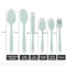 Silicone Spatula Set Piece NonStick Heat Resistant Kitchen Tool Set For Cooking Baking 5