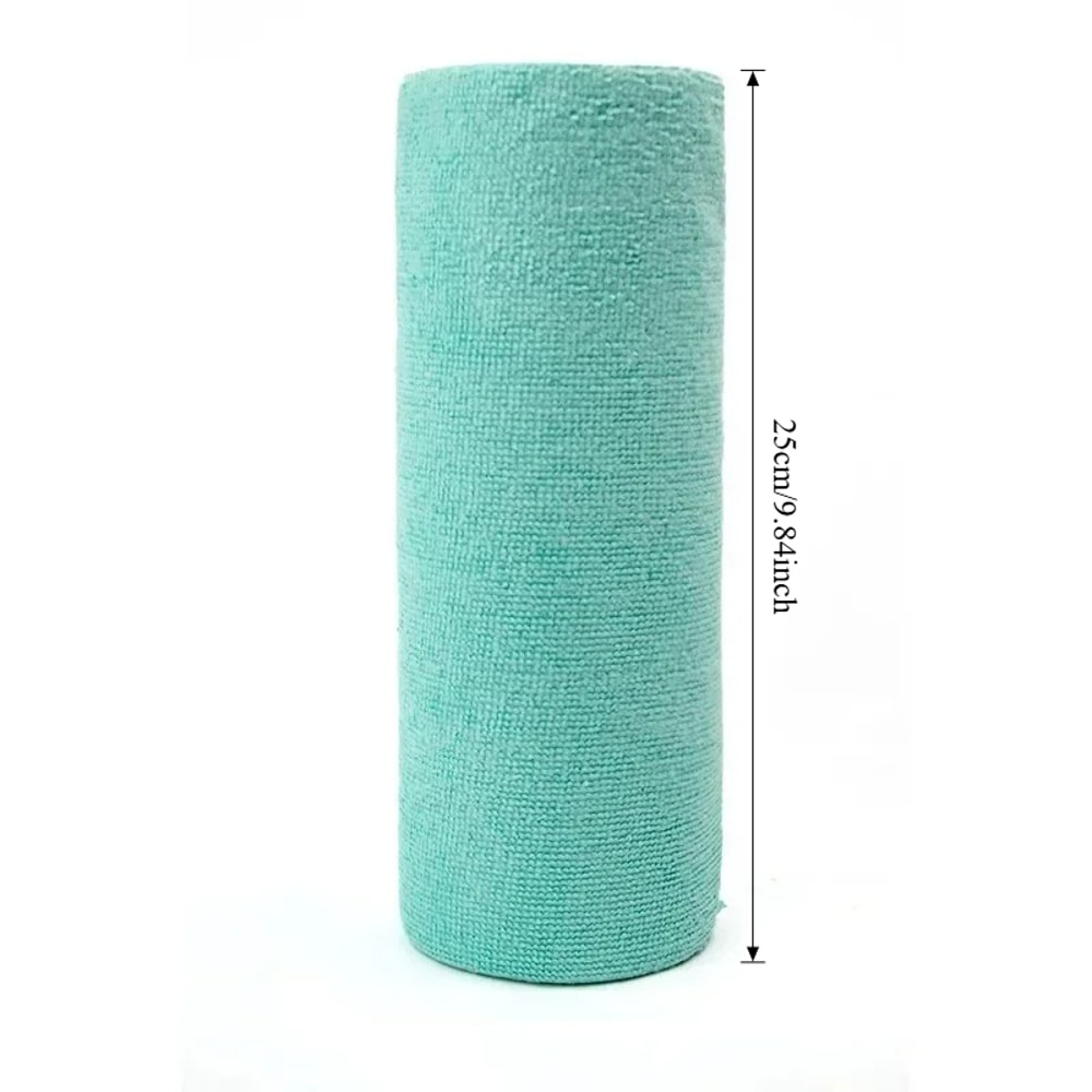 Reusable Microfiber Cleaning Cloth Roll Sheets Kitchen Towel Dish Rag Replacement 14
