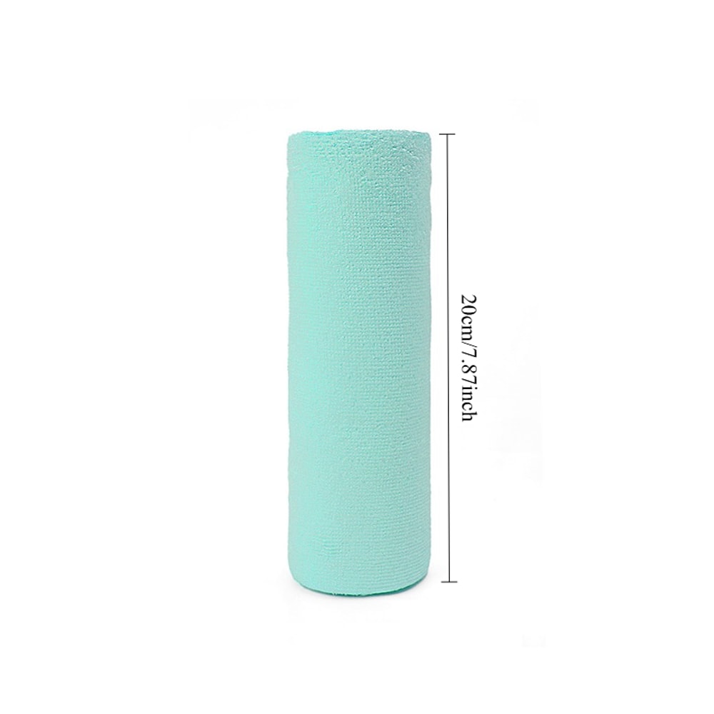 Reusable Microfiber Cleaning Cloth Roll Sheets Kitchen Towel Dish Rag Replacement 7