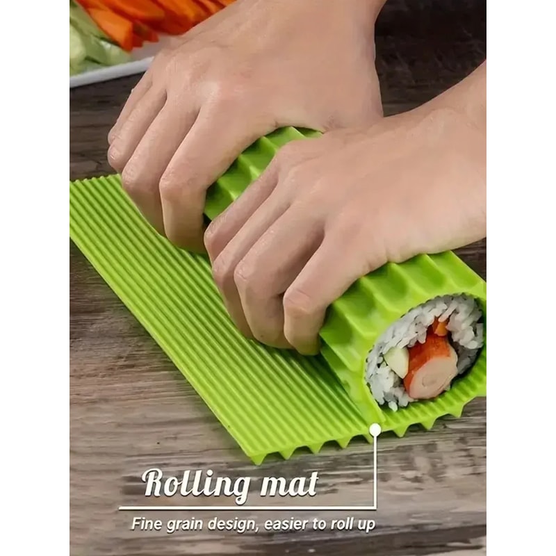 Sushi Making Kit – DIY Sushi Roll Mat for Rice, Seaweed & Vegetable Rolls | Perfect for Home, Party & Restaurant
