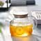 Borosilicate Glass Teapot Heat-Resistant Flower Tea Pot for Home & Office