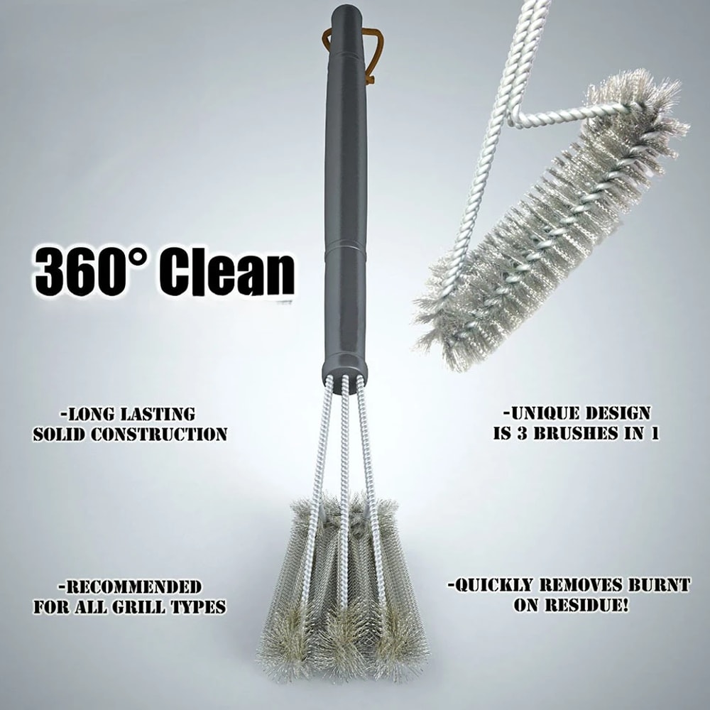 Stainless Steel BBQ Grill Brush Nonstick Grill Cleaner For Effortless Barbecue Cleaning 2
