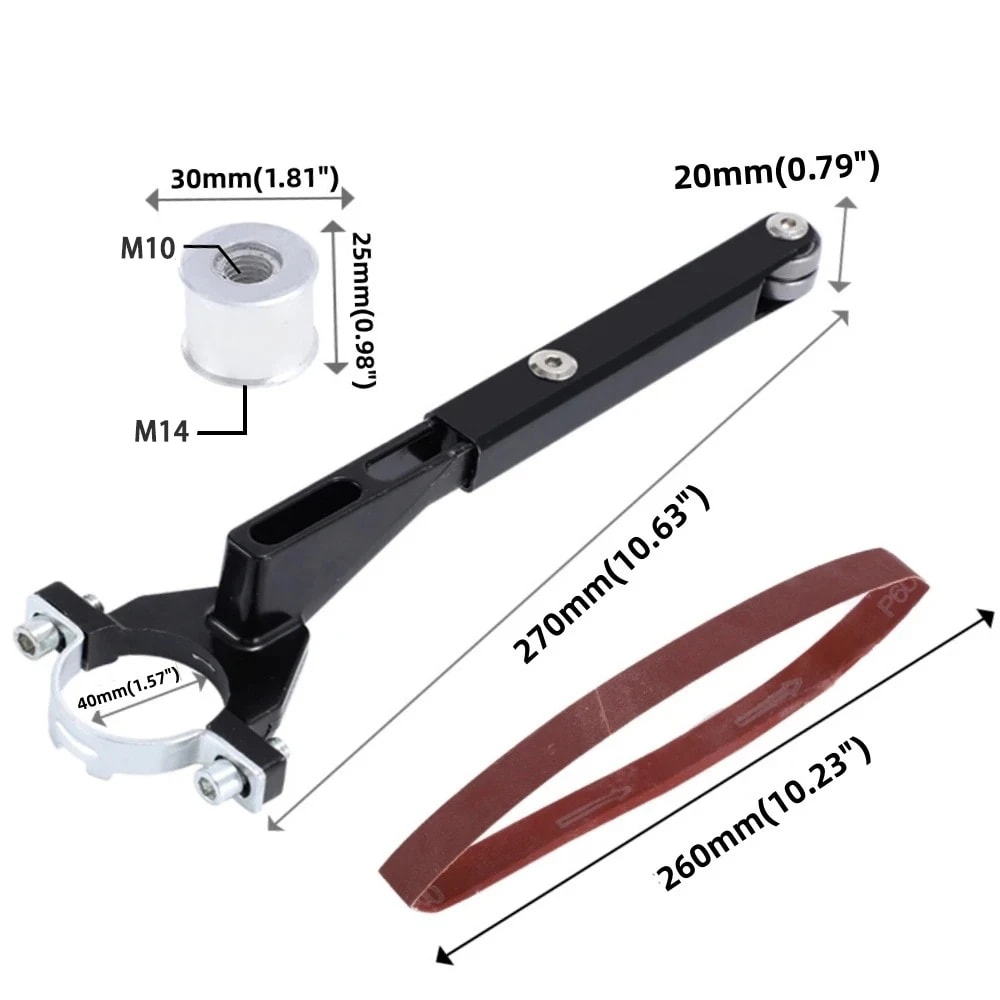 Angle Grinder To Belt Sander Converter Adapter Compatible With Angle Grinders Perfect For Wood And 1