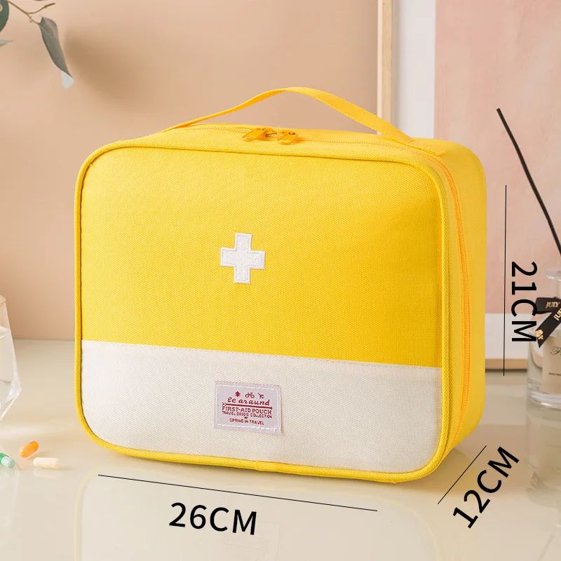 Large Capacity Travel Medicine Bag Portable First Aid Kit For Home Outdoor 8