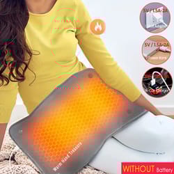 graphene heating pad for hands – quick heat, adjustable temperature, usb powered for office & home use