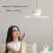 Portable Wireless Mini Ceiling Fan Light With USB Fan Remote Control And Night Light For Home Campi 2