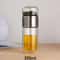 Borosilicate Glass Tea Infuser Water Bottle with Tea Filter Double Layered Tumbler for Hot & Cold Beverages