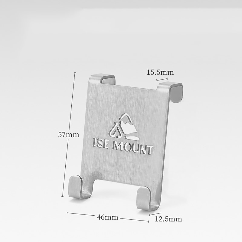 Stainless Steel Gas Canister Hook For Camping Tables Tank Organizer For Outdoor Stove 7