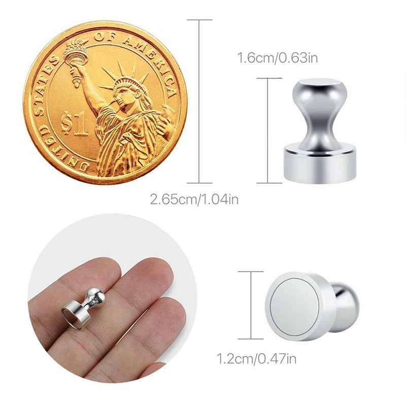 Pack Neodymium Magnetic Pins For Fridge And Home Storage 3