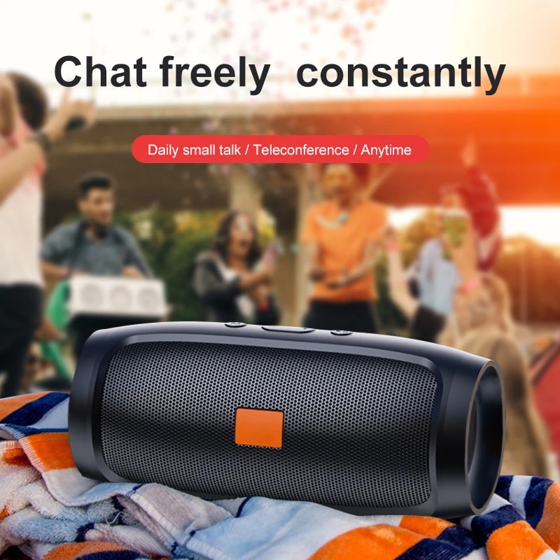 Portable Bluetooth Speaker With Subwoofer And TF USB Playback Outdoor Wireless Stereo Sound 3