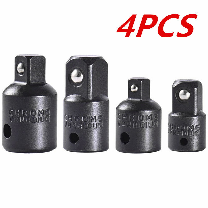 Professional Piece Impact Socket Adapter Set with Drill Converter & Reducers for Power Tools