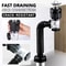 Flip Top AntiOdor Drain Pipe Set Retractable Deodorizing Filter For Kitchen Sink Bathroom Flexib