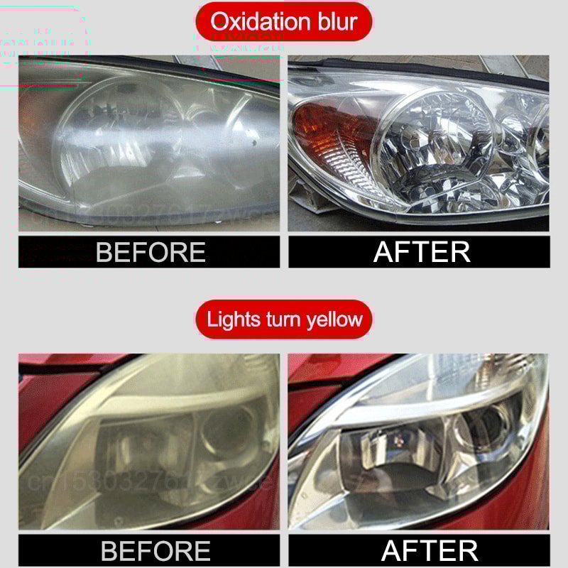 Car Headlight Restoration Polishing Kit Headlamp Repair Cleaning Paste For Crystal Clear Car Ligh 3