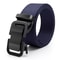 Durable Men Nylon Webbing Belt With Automatic Metal Buckle For Outdoor Work Everyday Wear 8