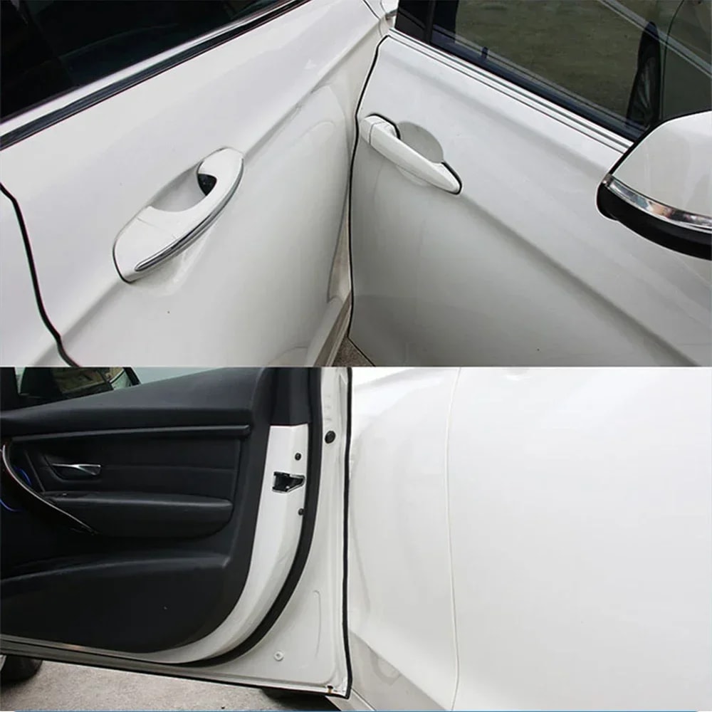 Car Door Edge Scratch Protector Strip Auto U Type Rubber Moulding Trim for Side Protection