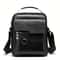 PU Leather Men Shoulder Bag for iPad Business Crossbody Messenger Bag