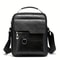 PU Leather Men Shoulder Bag for iPad Business Crossbody Messenger Bag