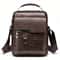 PU Leather Men Shoulder Bag for iPad Business Crossbody Messenger Bag