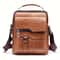 PU Leather Men Shoulder Bag for iPad Business Crossbody Messenger Bag