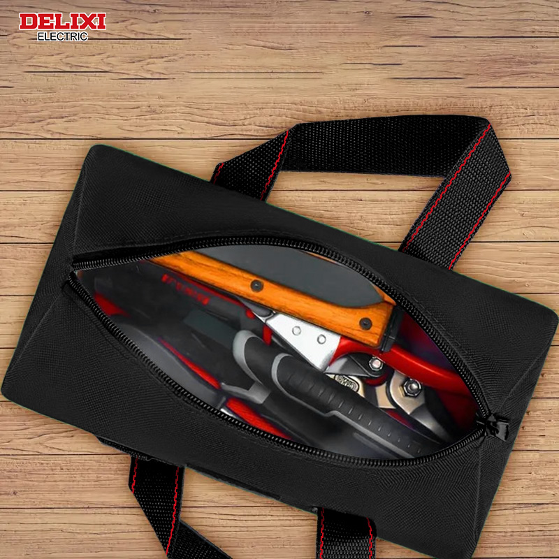 DELIXI Portable Tool Storage Bag Heavy Duty Oxford Cloth for Electricians & Carpenters