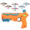 Airplane Launcher Bubble Catapult Toy Set with 6 Planes Fun Kids Shooting Game Gift