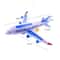 Electronic Aeroplane Toy with Music Autopilot Flash Sound Aircraft Educational Toy Gift for Kids