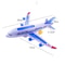 Electronic Aeroplane Toy with Music Autopilot Flash Sound Aircraft Educational Toy Gift for Kids