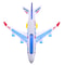 Electronic Aeroplane Toy with Music Autopilot Flash Sound Aircraft Educational Toy Gift for Kids
