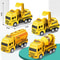 Pull Back Cars, FrictionPowered Construction Vehicles Dump Truck & Crane Set for Toddlers and Kids