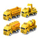 Pull Back Cars, FrictionPowered Construction Vehicles Dump Truck & Crane Set for Toddlers and Kids