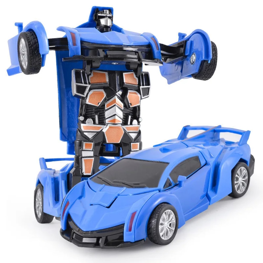 Transforming Autobot Toy Car ShapeShifting Puzzle Car For Boys One Button Transformation Action 2