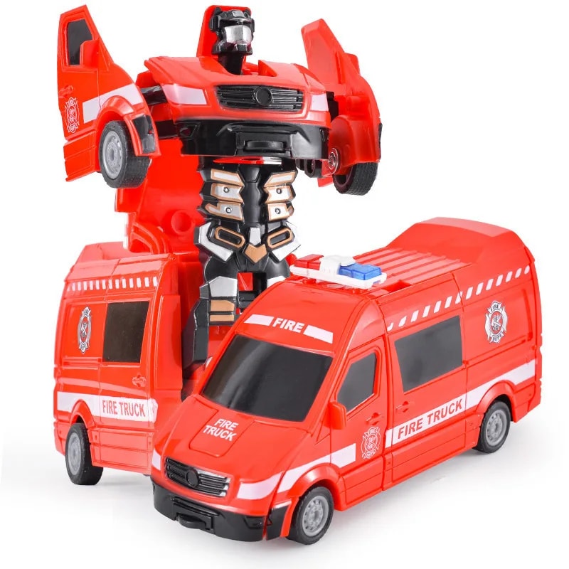 Transforming Autobot Toy Car ShapeShifting Puzzle Car For Boys One Button Transformation Action 1