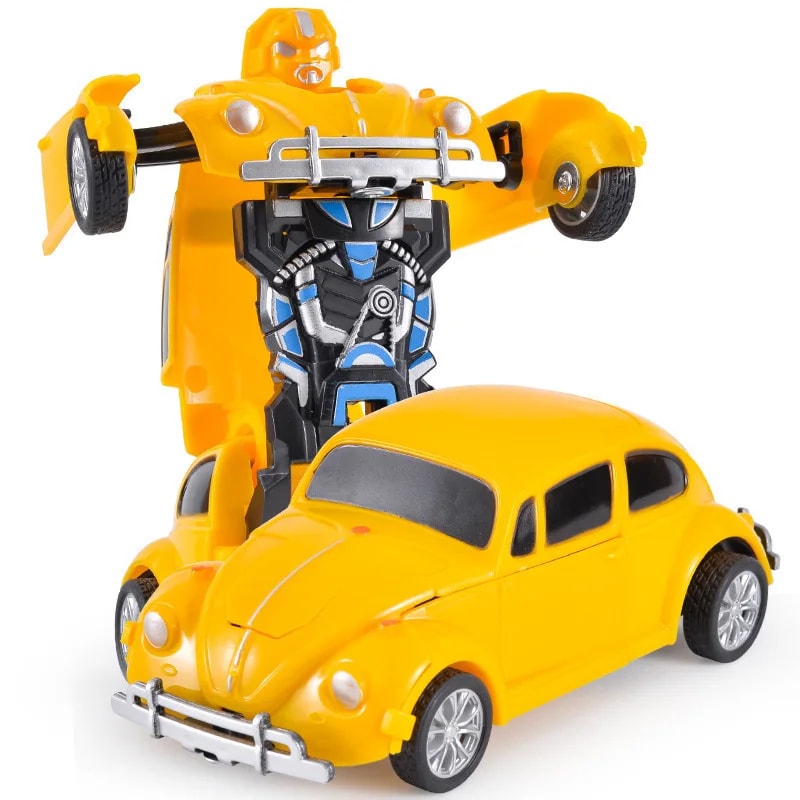 Transforming Autobot Toy Car ShapeShifting Puzzle Car For Boys One Button Transformation Action 3