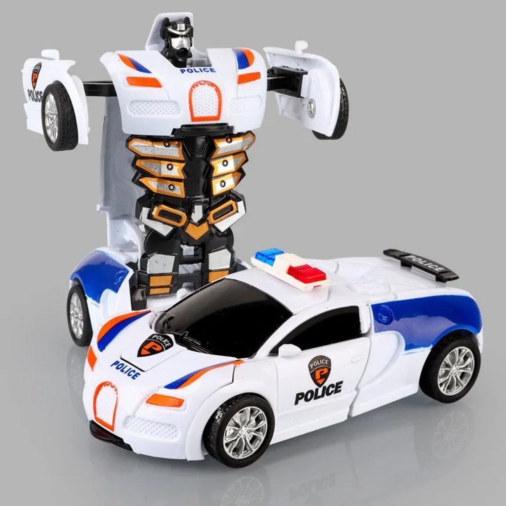 Transforming Autobot Toy Car Shape Shifting Puzzle Car For Boys One Button Transformation Action 6