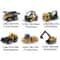 Alloy Engineering Truck Toy Set Construction Vehicles Excavator Loader Tractor For Kids 2